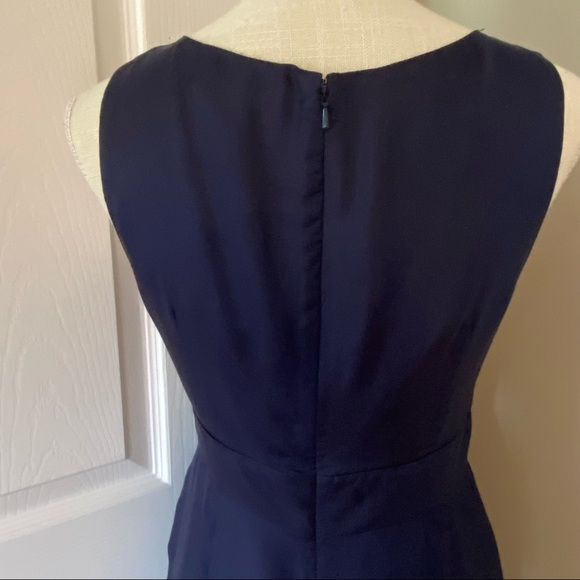 NWT Navy Sleeveless Silk Banana Republic Dress, 2 - Picture 8 of 15